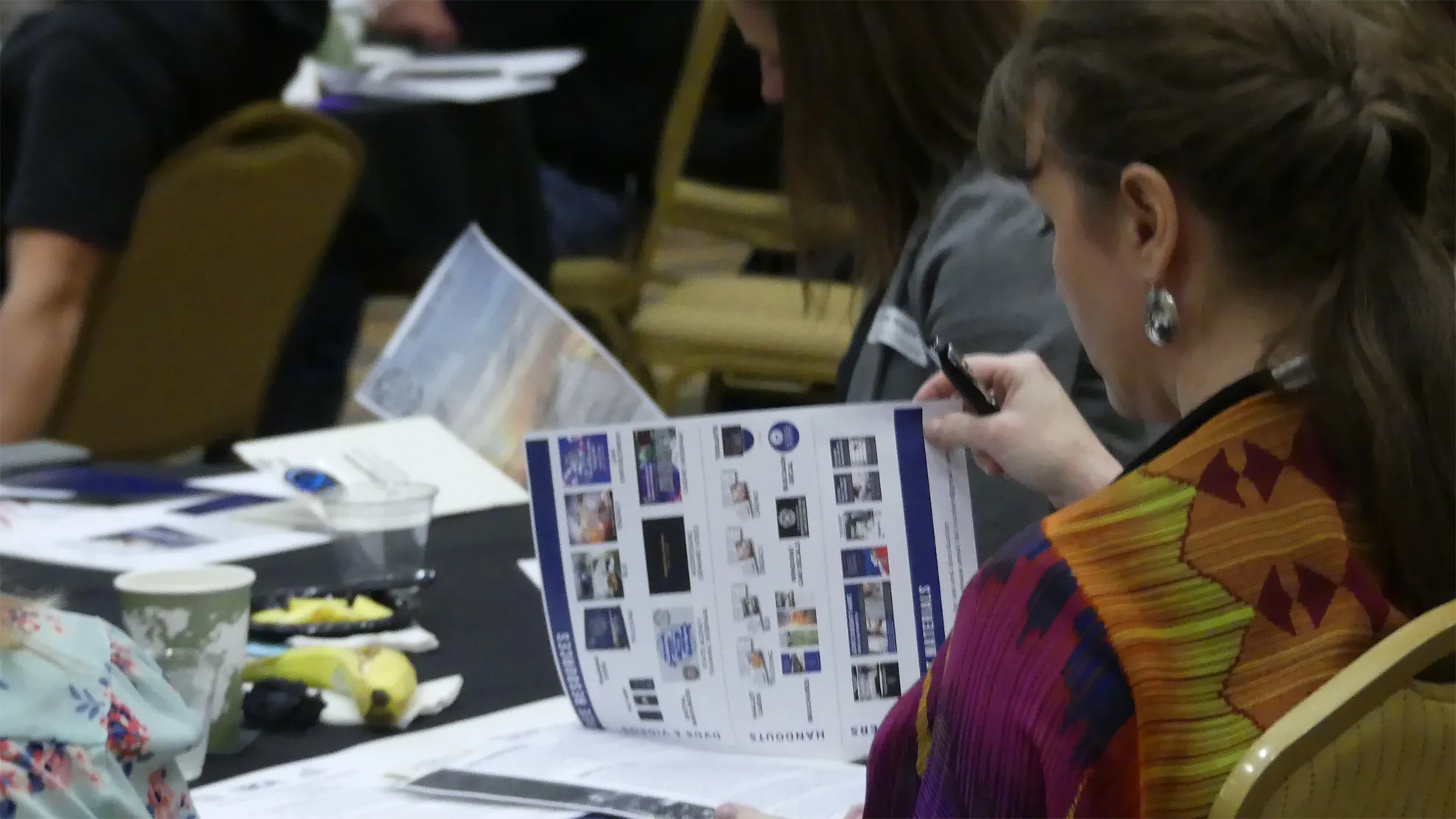 Angela Nordman at the Bemidji Coalition Build