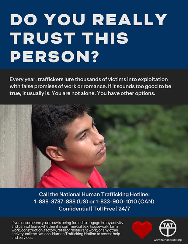 Do You Really Trust This Person poster (male)