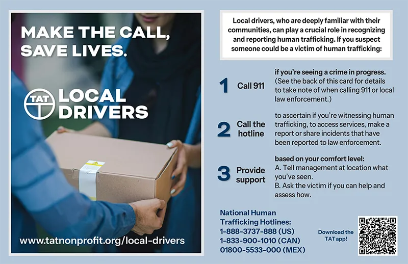 Local Drivers visor card