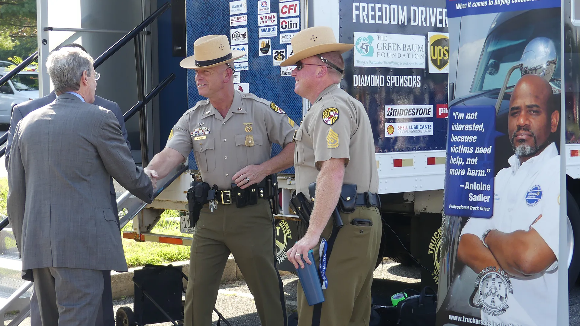 Law enforcement at the Maryland Coalition Build
