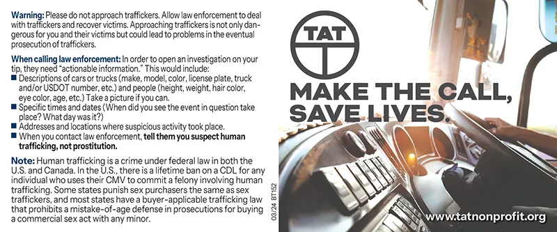 Motorcoach and transit wallet card