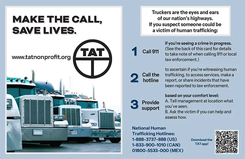 Over-the-Road visor card