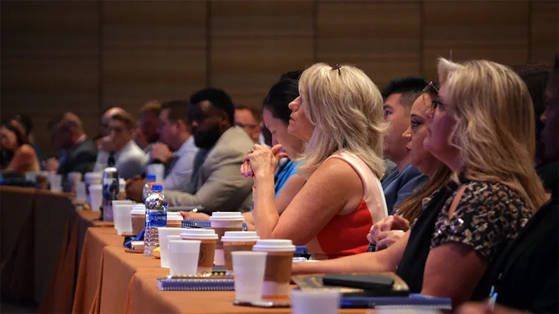 People at conference