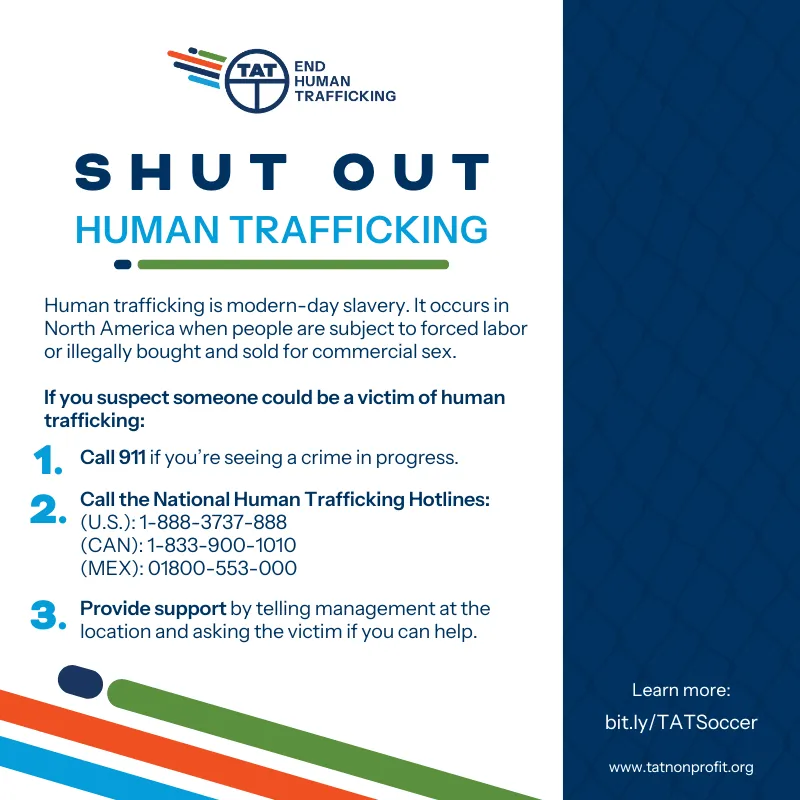 Shut Out Human Trafficking social media graphic (action items)