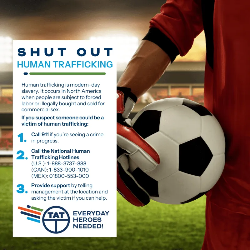 Shut Out Human Trafficking social media graphic (player)