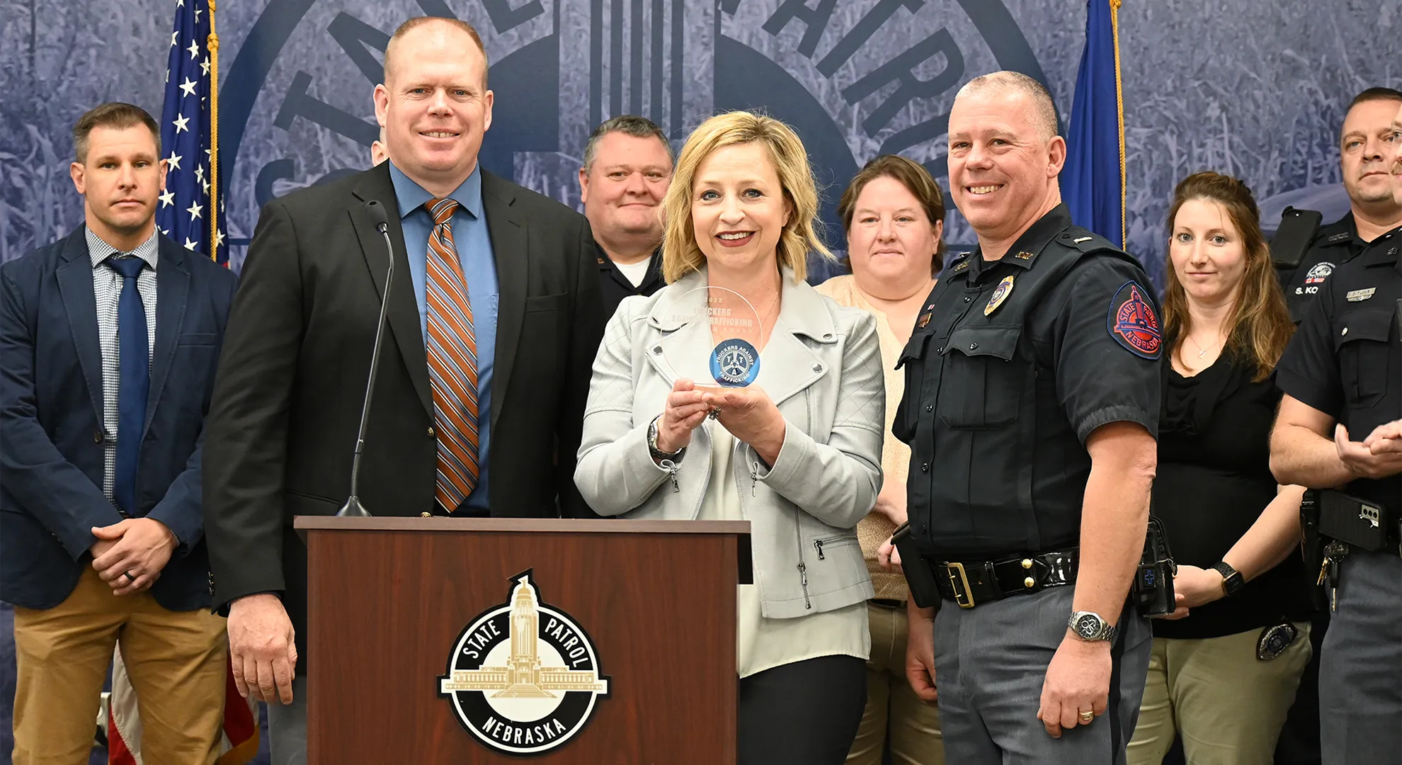 TAT Champion Award winner 2022 Nebraska State Patrol